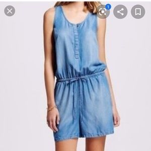 Merona Denim Romper size Medium